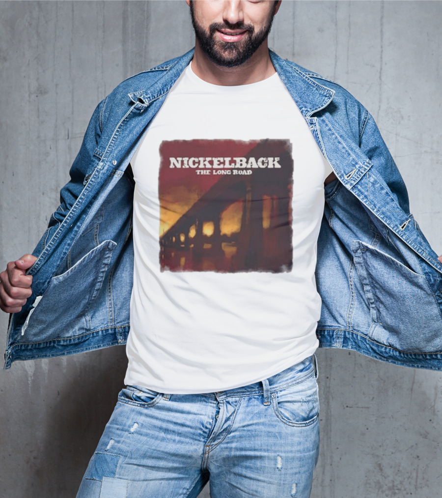 Nickelback The Long Road 2023 Album Art Bridge T-Shirt