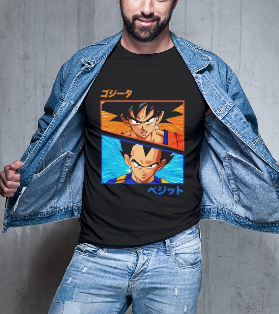 Gogeta Vegito Fusion Transformation Dragon Ball Z Super Saiyan Anime T-Shirt
