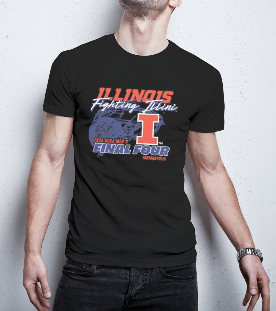 Illinois Fighting Illini 2026 NCAA Men's Final Four Champions T-Shirt
