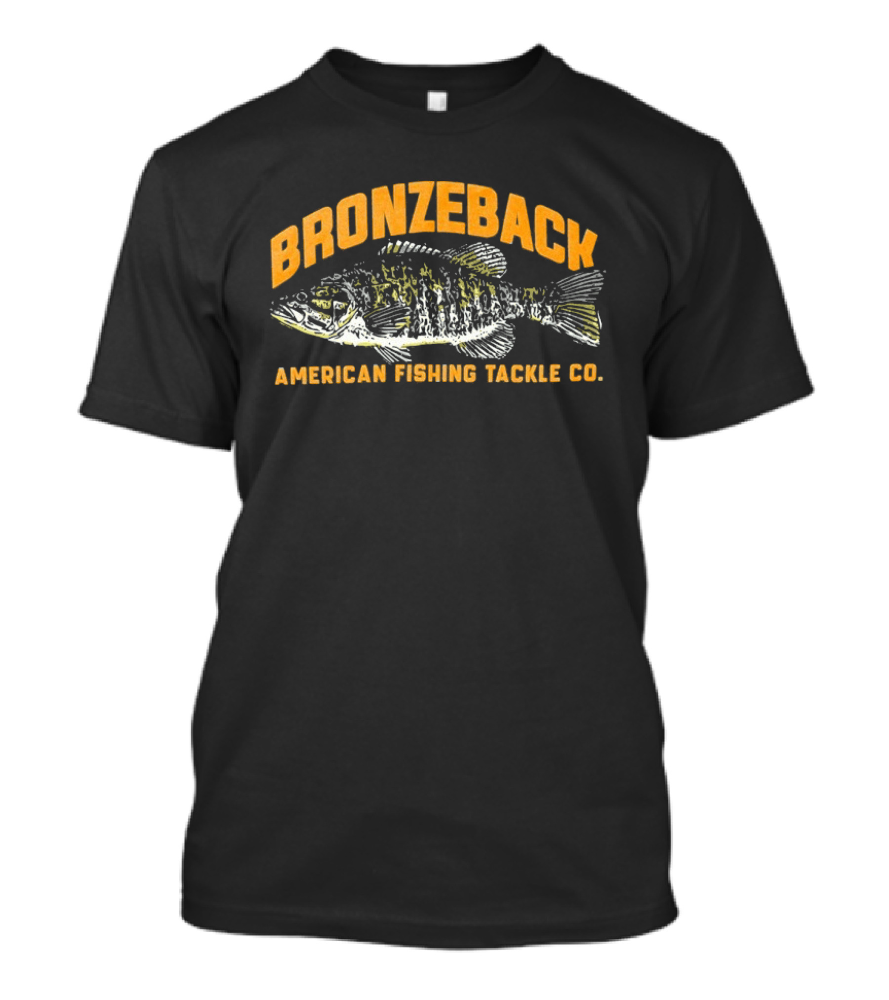 Bronzeback American Fishing Tackle Co Bass Fish T-Shirt
