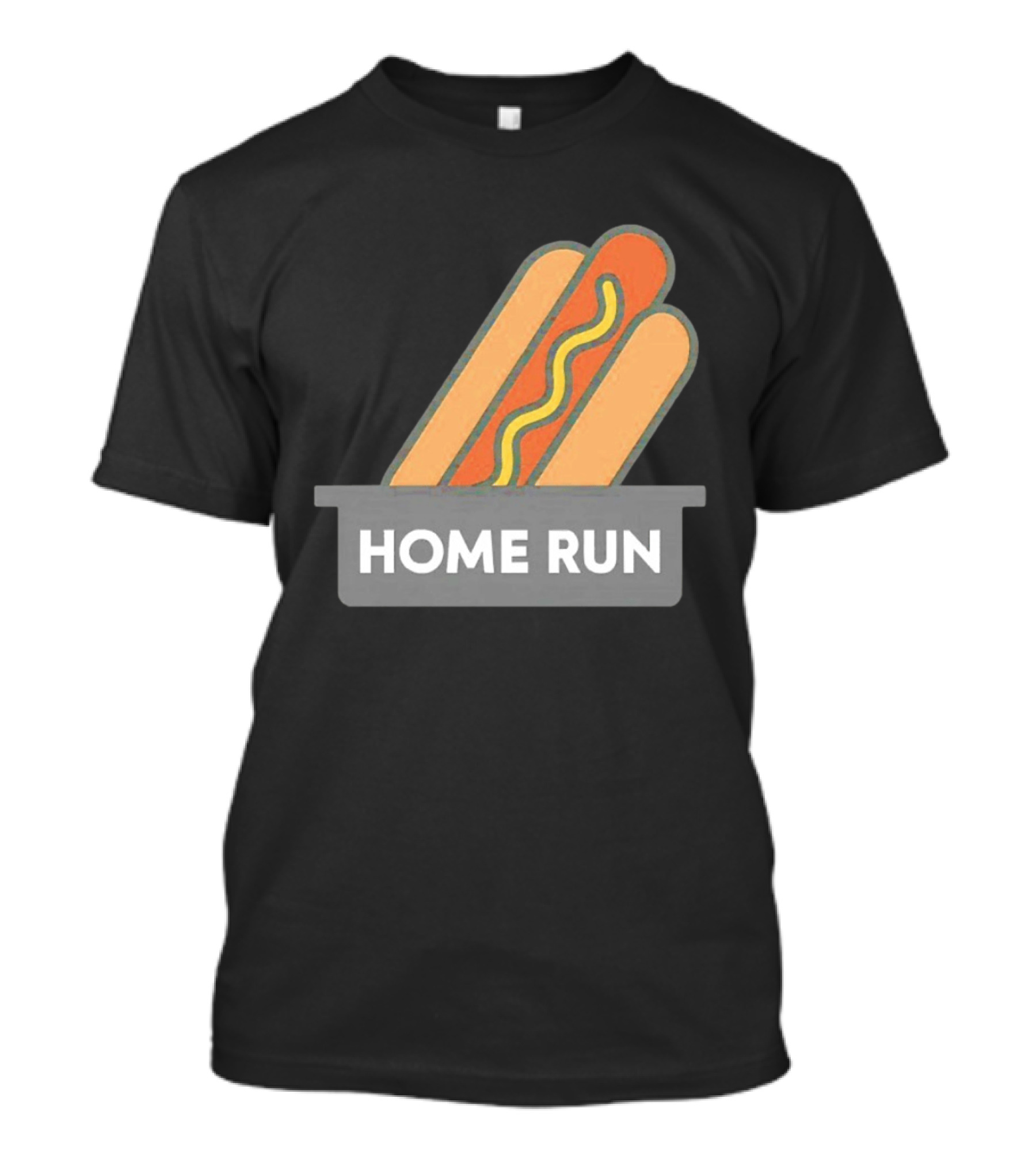 Home Run Hot Dog New York Mets Baseball Fan T-Shirt