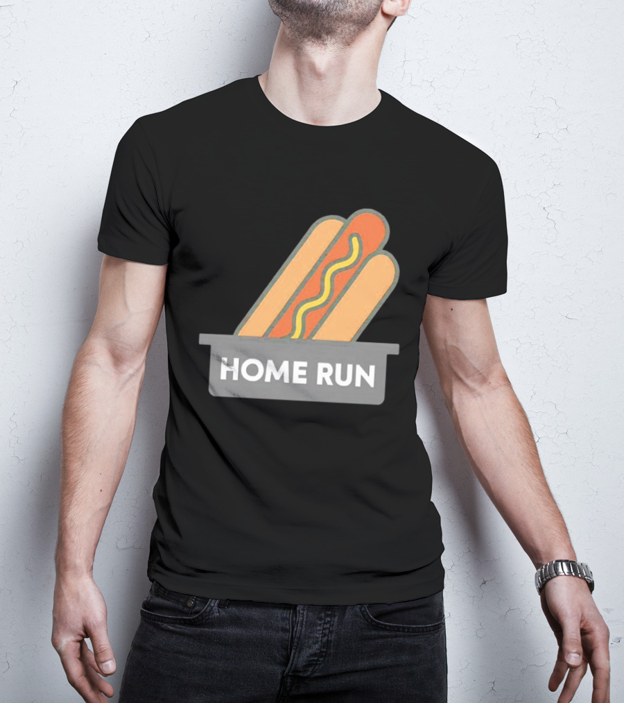Home Run Hot Dog New York Mets Baseball Fan T-Shirt