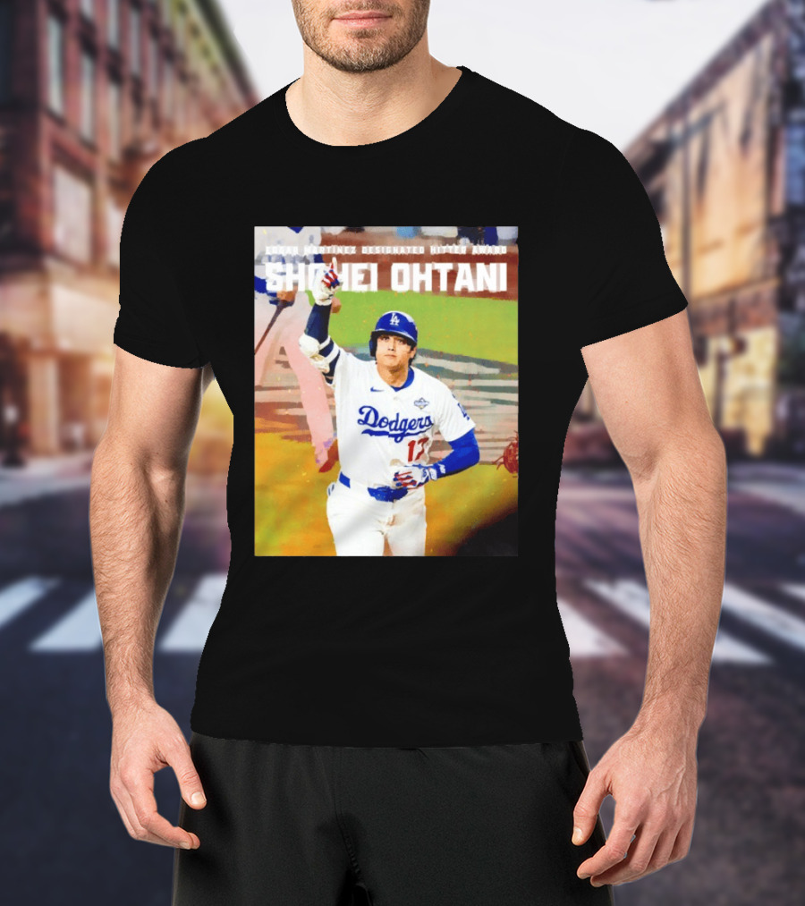 Edgar Martínez Designated Hitter Award Shohei Ohtani Los Angeles Dodgers T-Shirt