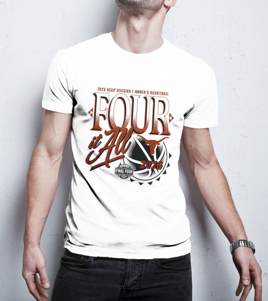 2026 NCAA Women's Basketball Final Four Texas Longhorns March Madness T-Shirt