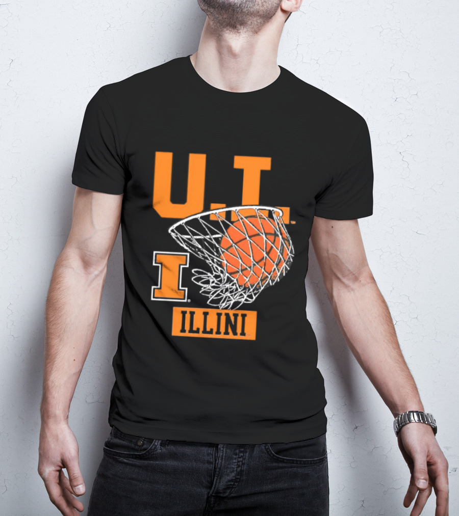 UT Illinois ILLINI Hoops Basketball Heritage T-Shirt