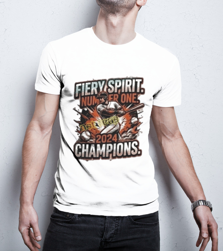 San Francisco Giants Fiery Spirit Number One Champions 2024 T-Shirt