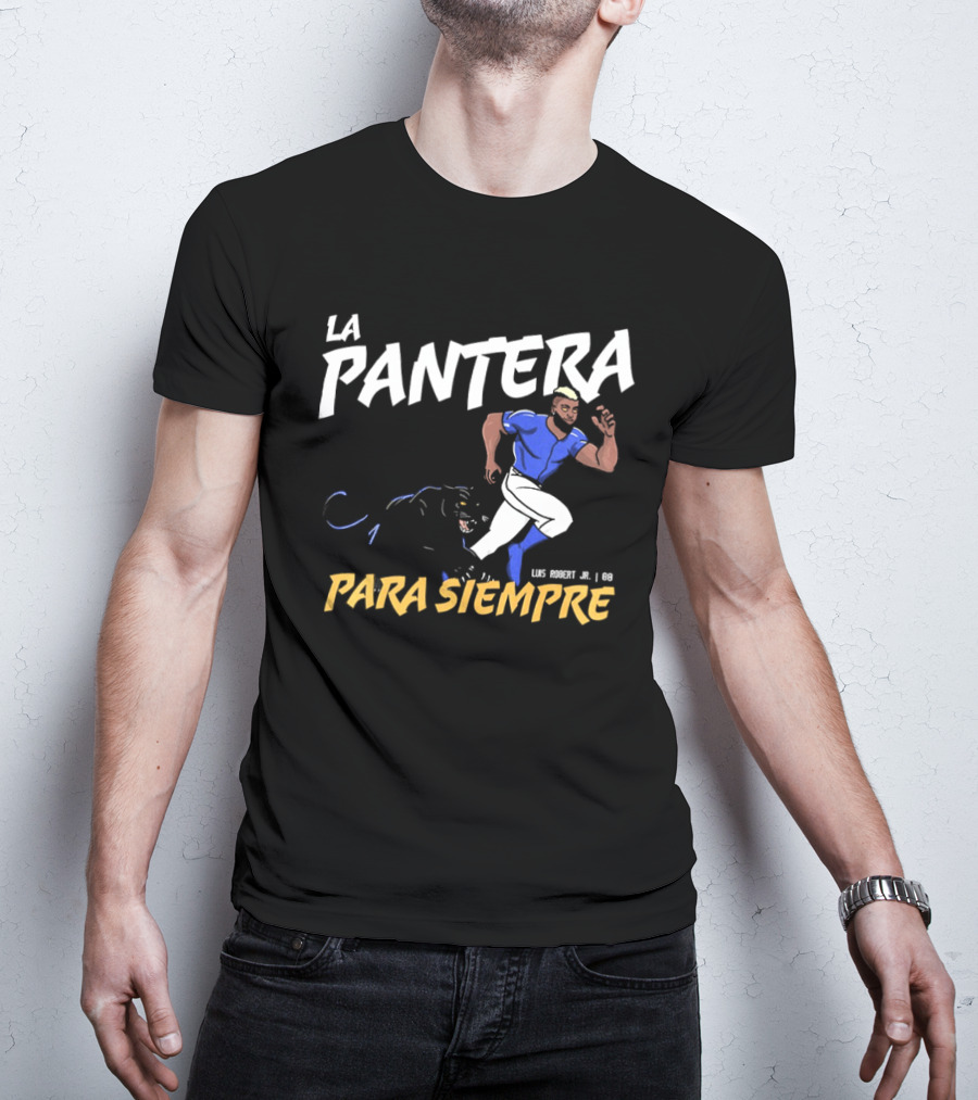 La Pantera Para Siempre Luis Robert Jr New York Mets Baseball T-Shirt