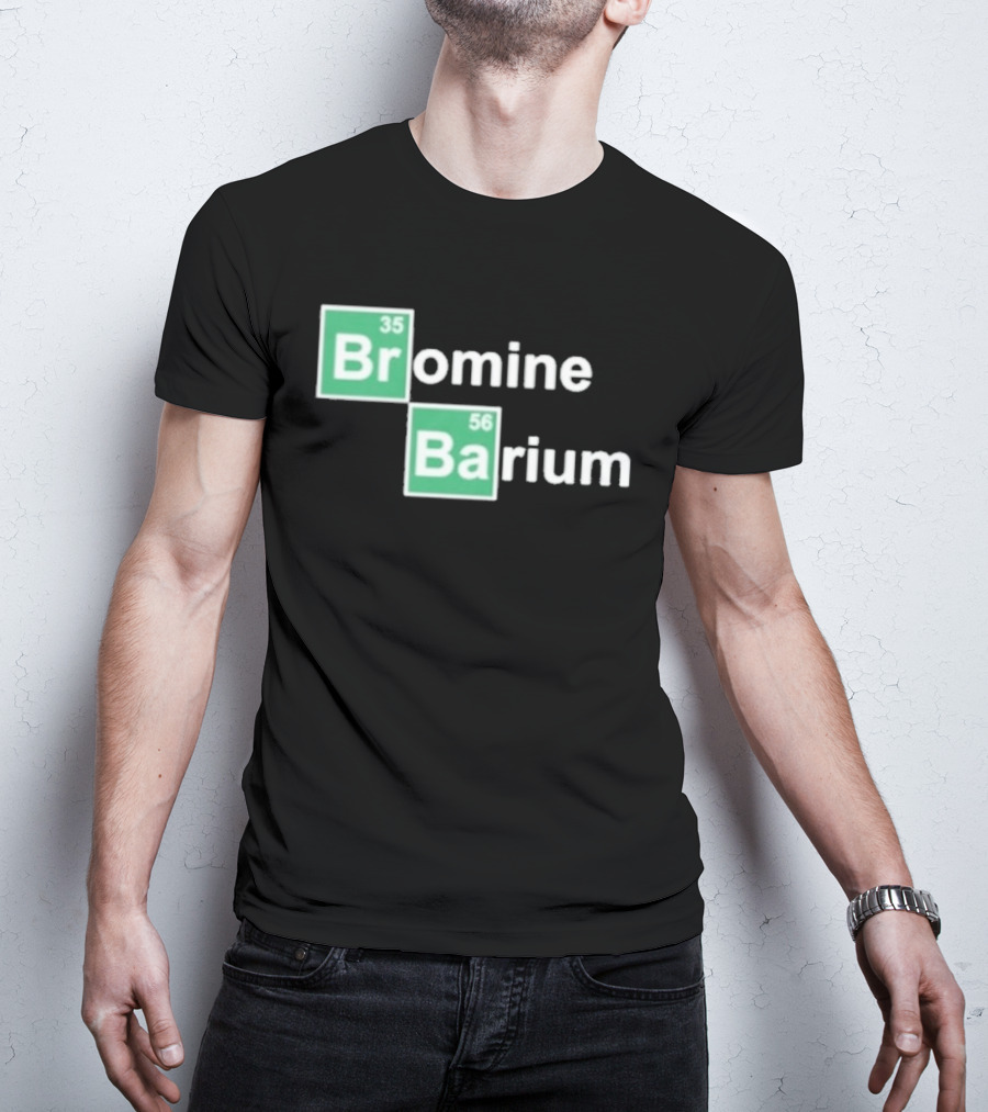 Bob Lazar Bromine Barium Element Chart T-Shirt