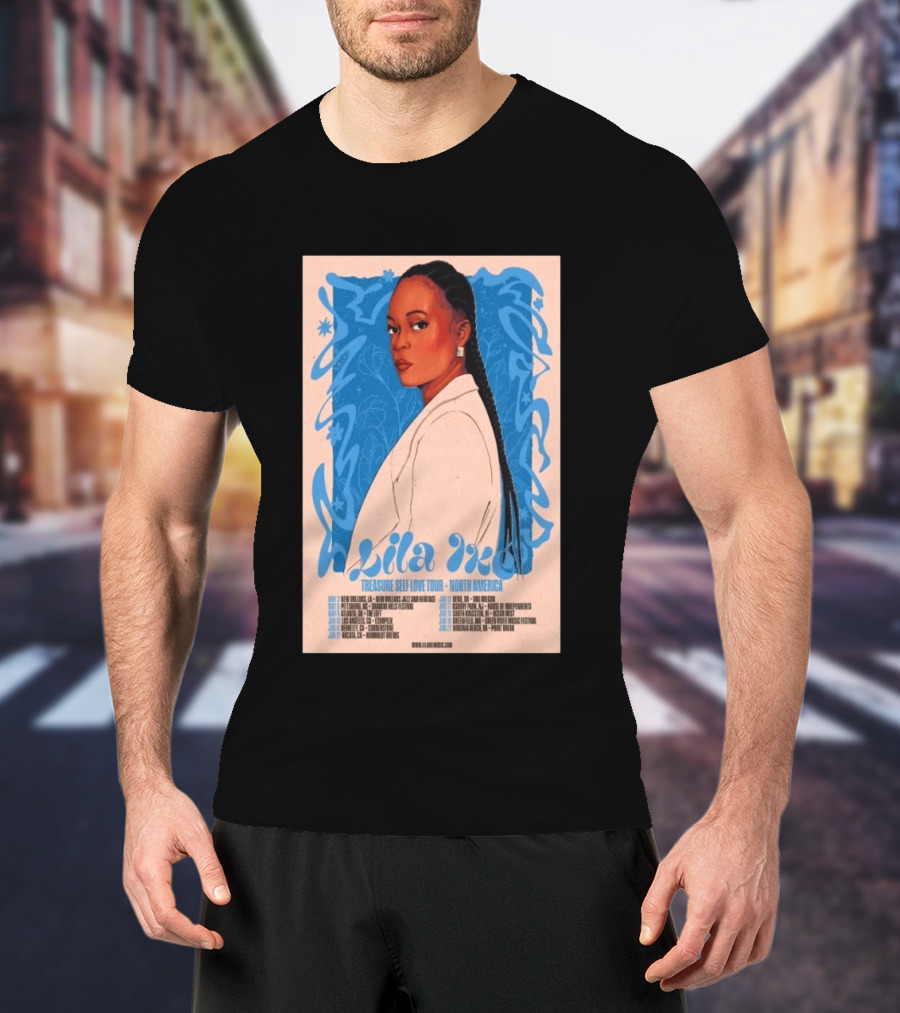 Lila Ike Treasure Self Love Tour North America 2026 T-Shirt
