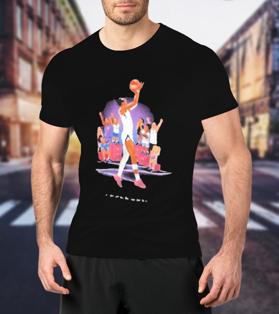 A'ja Wilson Basketball Icon Inspirational Phrase For Young Fans T-Shirt