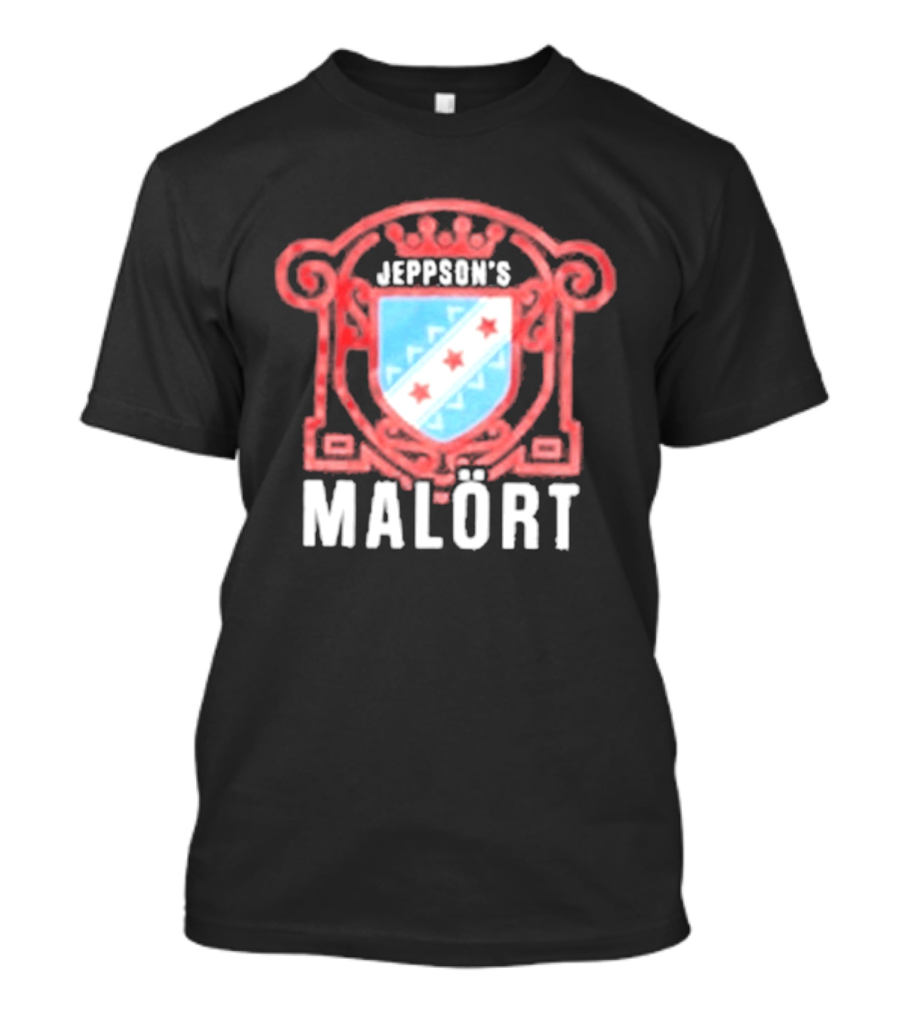 Jeppson's Malört Crest With Chicago Style Star Shield T-Shirt