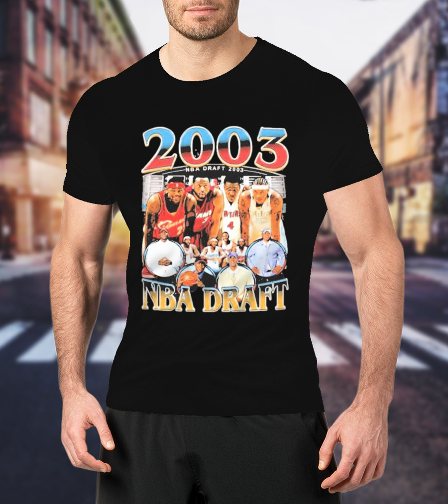 2003 NBA Draft James Anthony Bosh Wade T-Shirt
