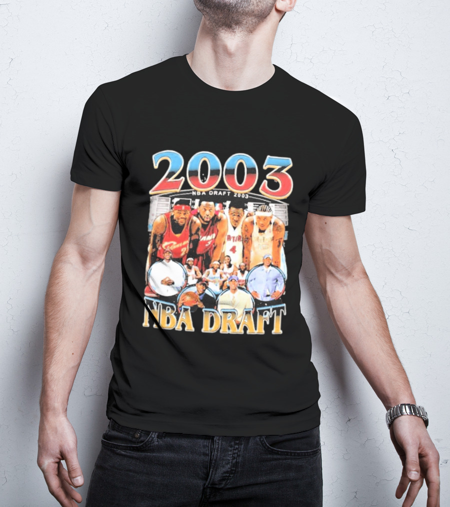 2003 NBA Draft James Anthony Bosh Wade T-Shirt