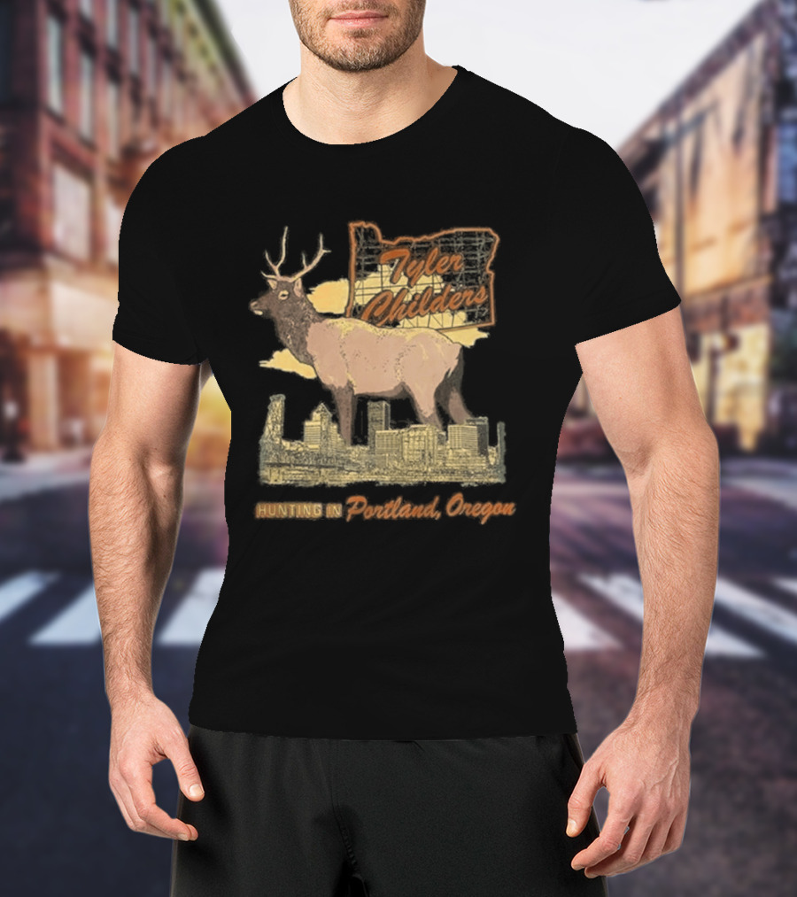 Tyler Childers Portland Oregon Hunting Deer T-Shirt