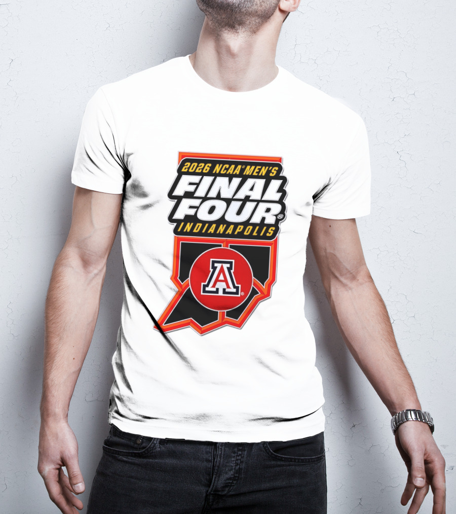 Arizona Wildcats NCAA Men's Final Four 2026 Indianapolis T-Shirt