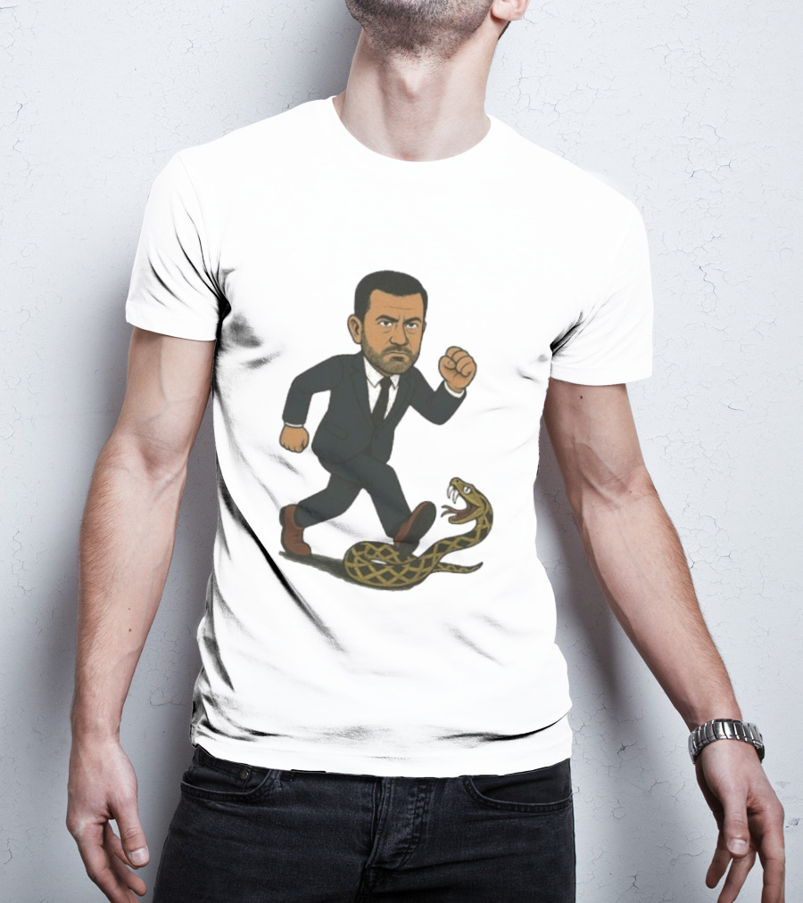 Keep On Treadin' Jimmy Kimmel Snake Suit Punch T-Shirt