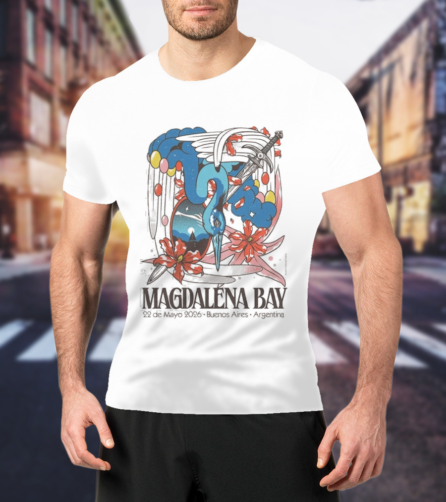 Magdalena Bay 22 De Mayo 2026 Buenos Aires Argentina Event T-Shirt