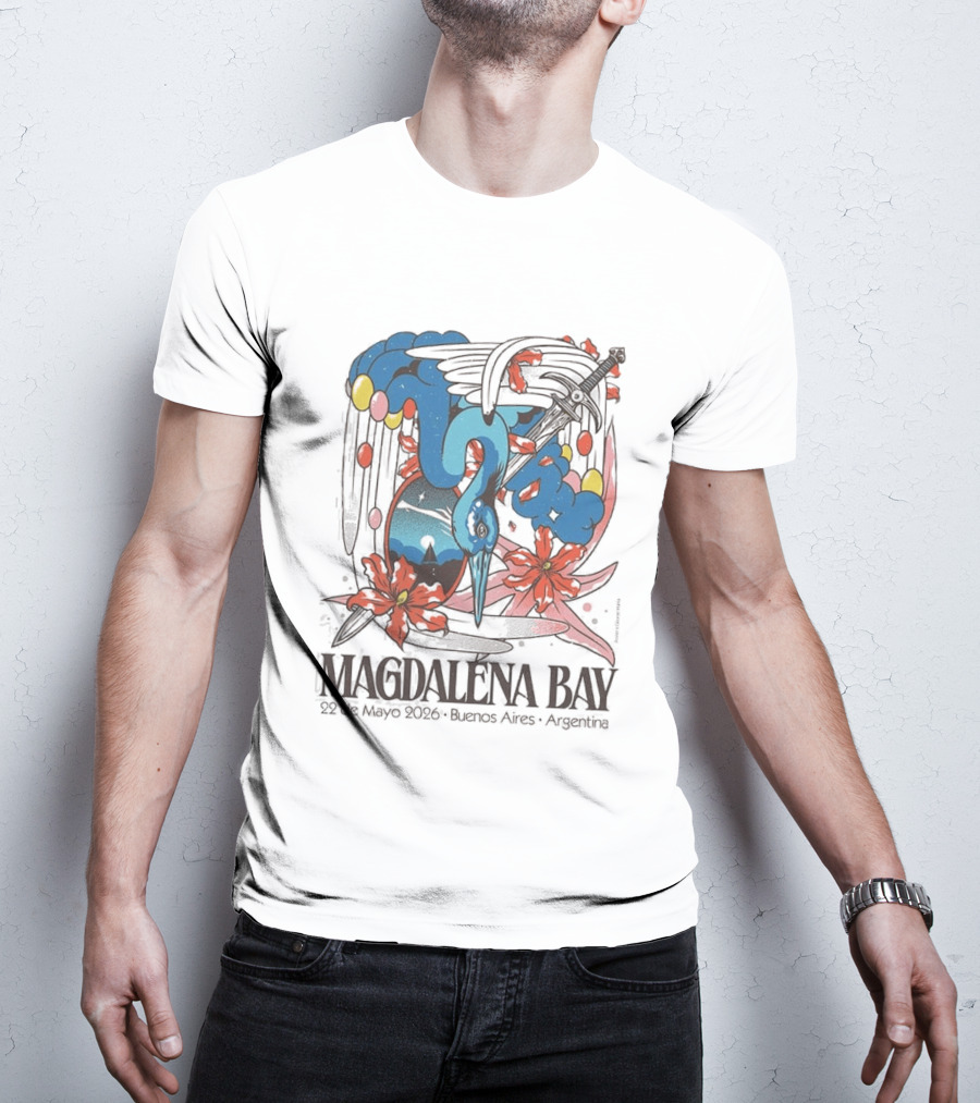 Magdalena Bay 22 De Mayo 2026 Buenos Aires Argentina Event T-Shirt