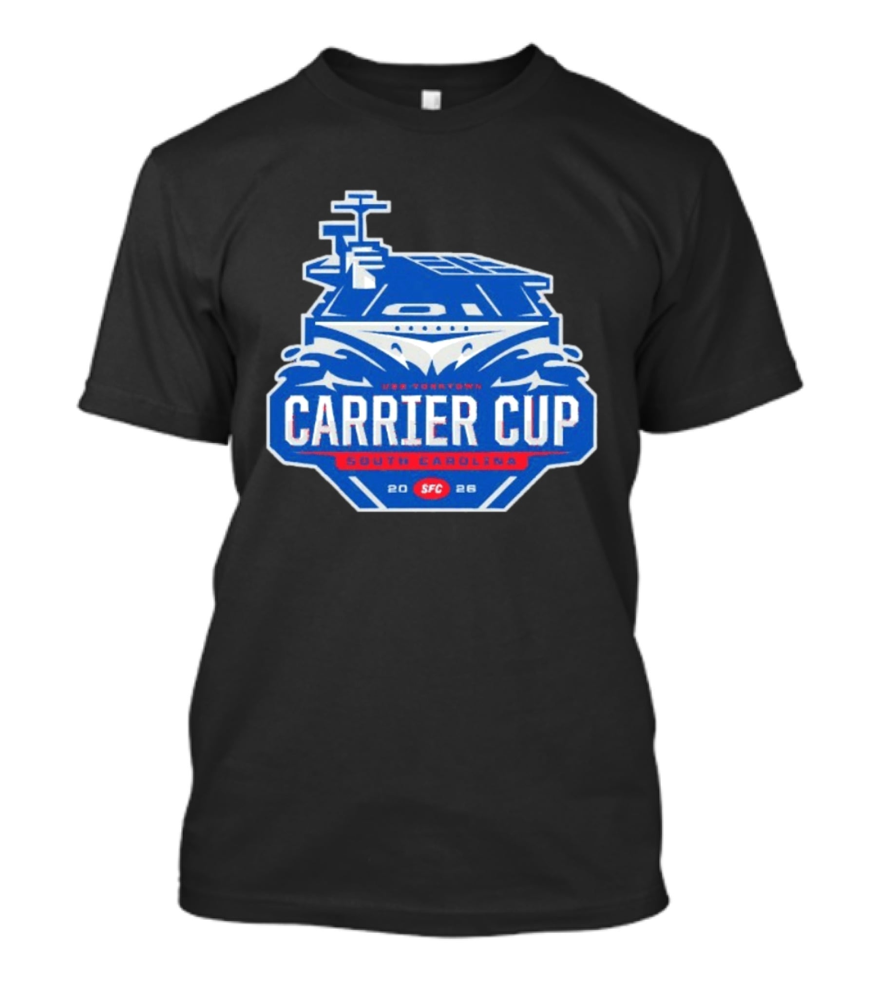 USS Yorktown Carrier Cup South Carolina SFC 2026 Tournament T-Shirt
