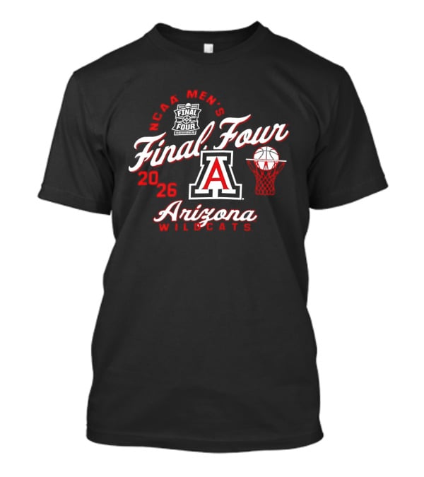 Arizona Wildcats Final Four 2026 NCAA Men's Basketball Tournament T-Shirt