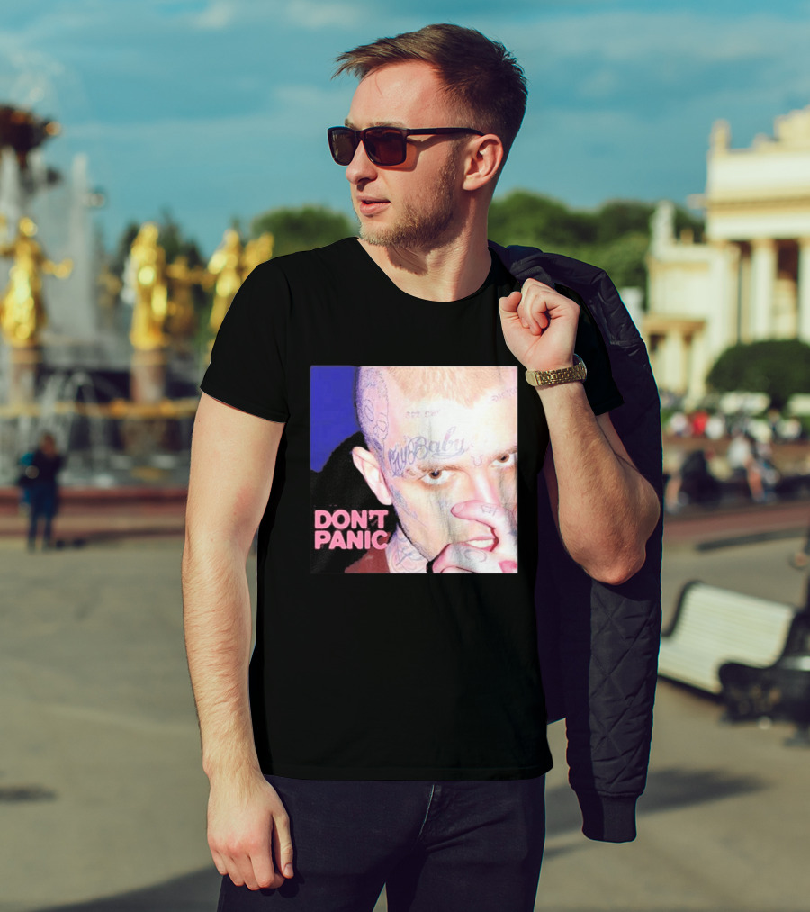 Lil Peep Don't Panic Single Cover Tattoo T-Shirt