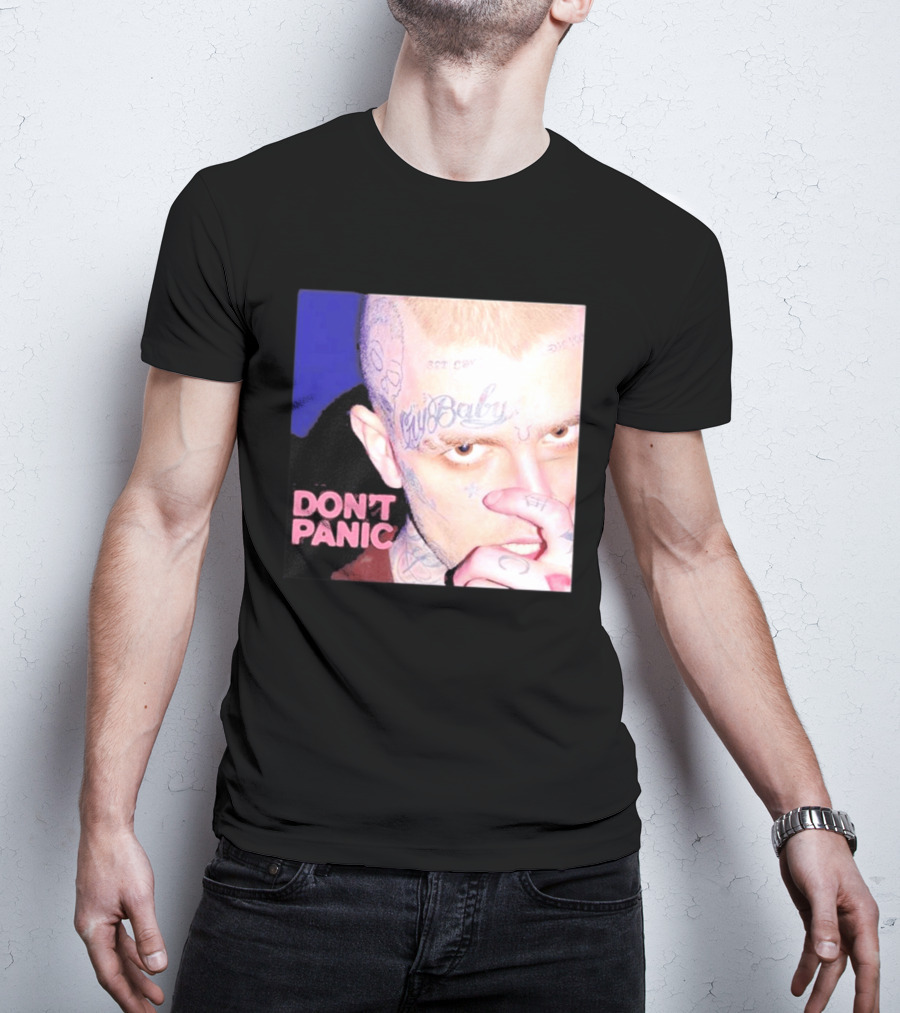 Lil Peep Don't Panic Single Cover Tattoo T-Shirt