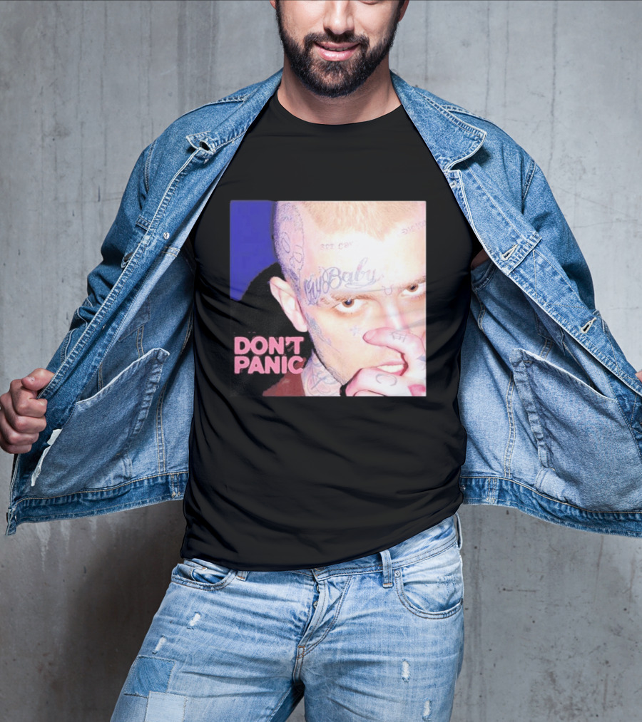 Lil Peep Don't Panic Single Cover Tattoo T-Shirt