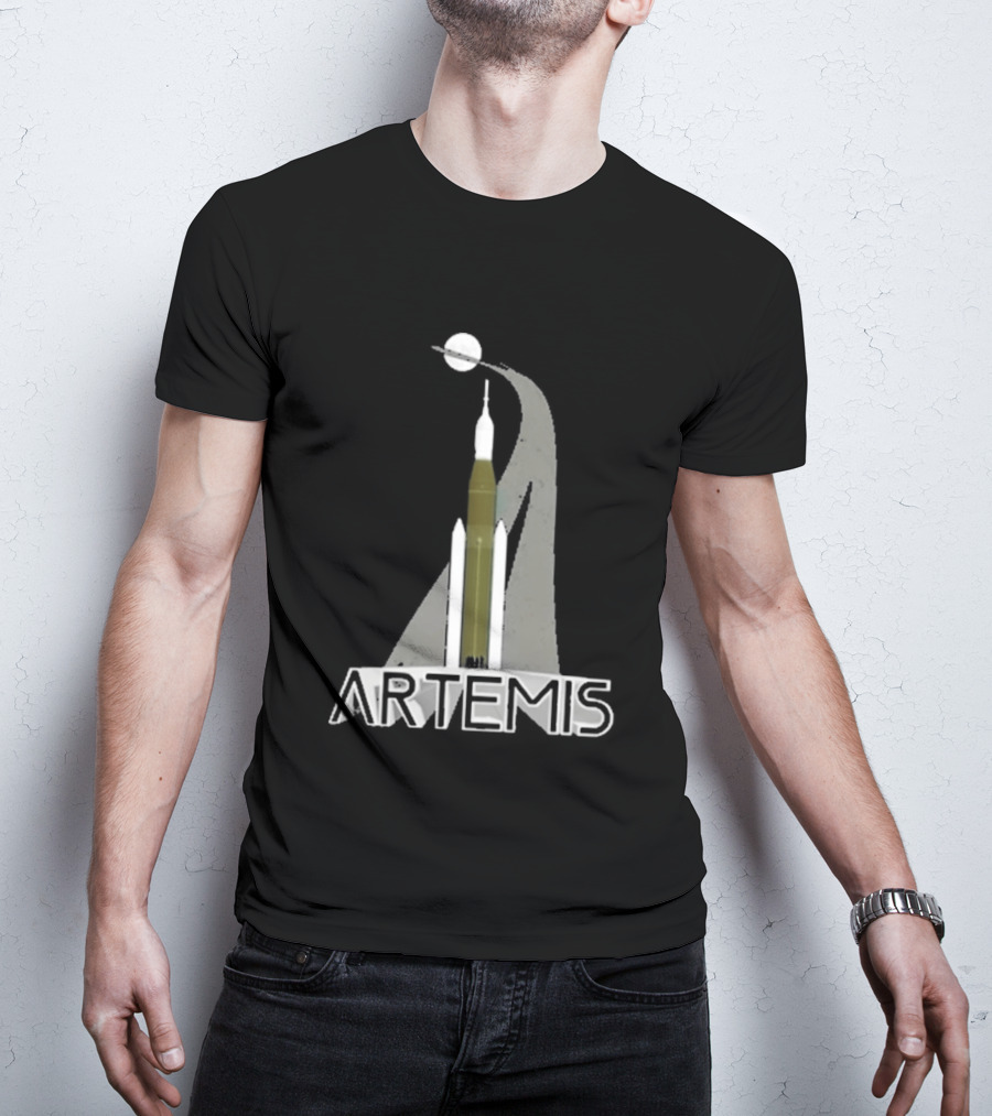 Nasa Artemis II Rocket Launch Space Exploration Mission T-Shirt