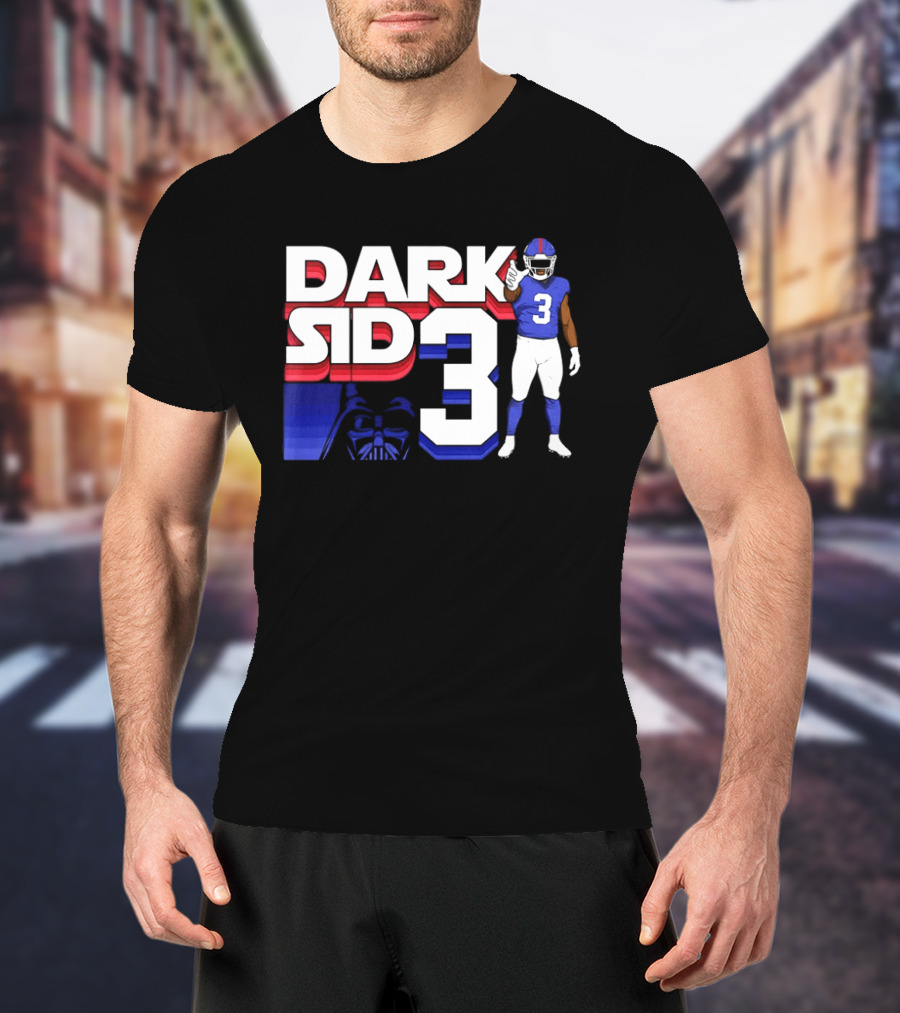 Dark Sid3 New York Giants Football Darth Vader T-Shirt