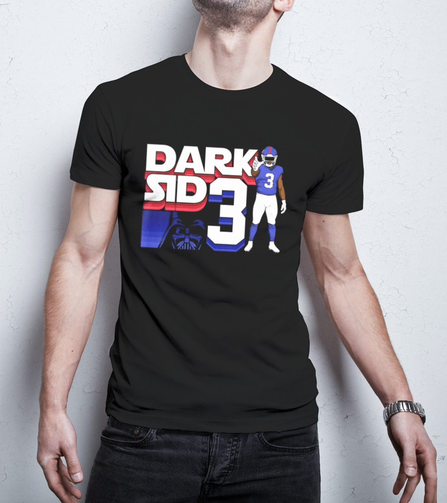 Dark Sid3 New York Giants Football Darth Vader T-Shirt