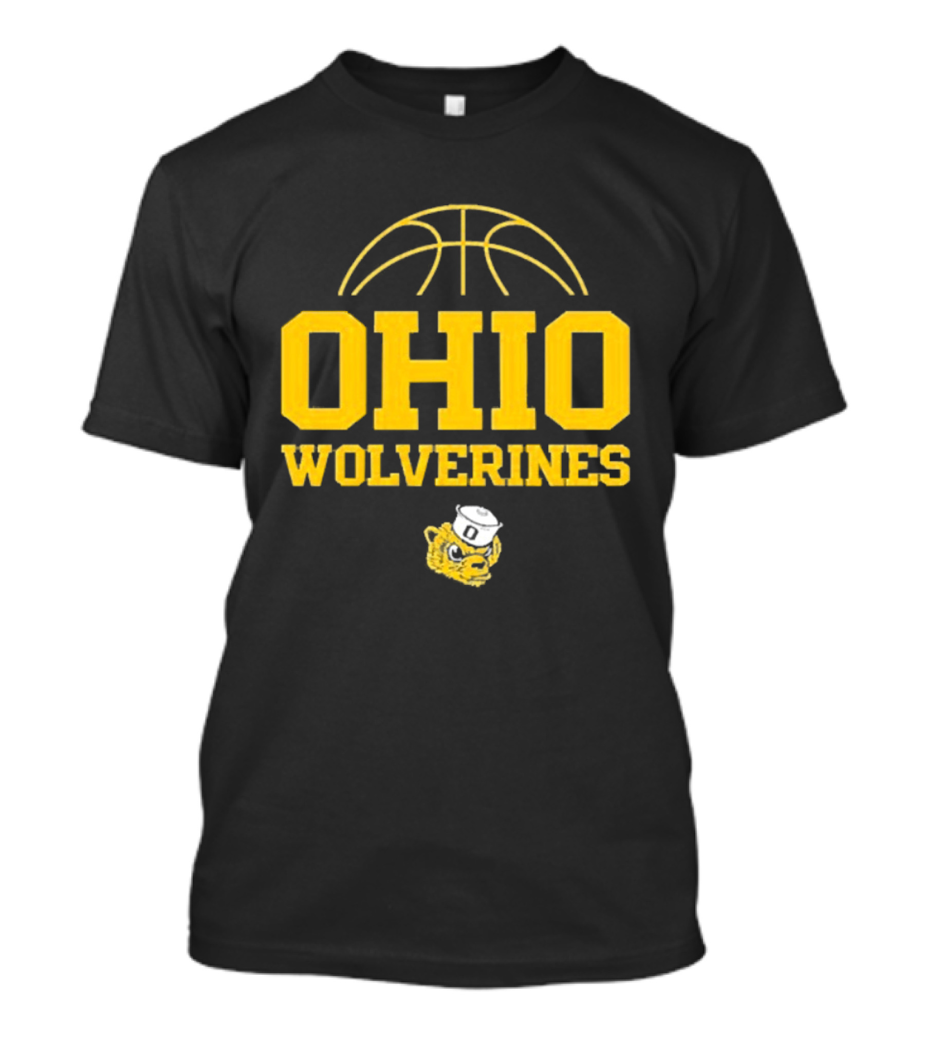 Ohio Wolverines Basketball Yellow T-Shirt