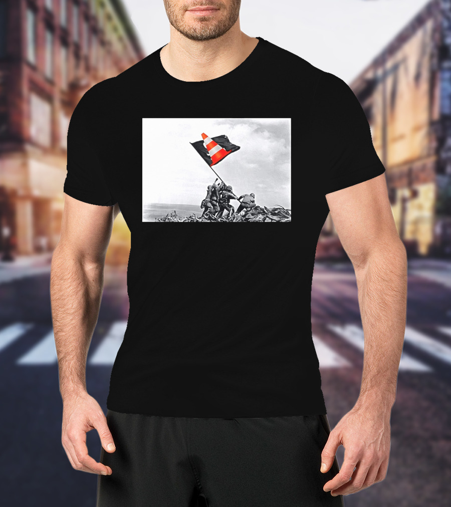 Pittsburgh Pirates Win Their First Series Traffic Cone Flag T-Shirt