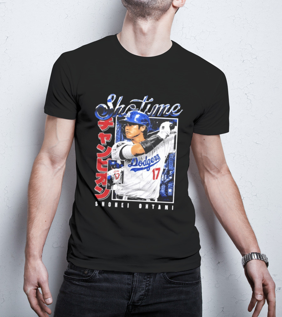 Sho Time Shohei Ohtani Dodgers 17 Baseball Sportswear T-Shirt