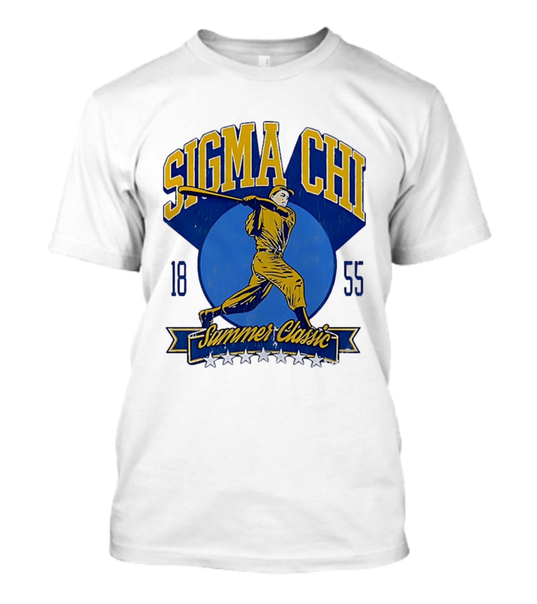 Sigma Chi Baseball Player Summer Classic 1855 T-Shirt