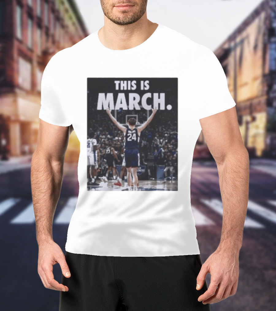 This Is March Braylon Mullins The Shot Uconn Clutch Basketball Moment T-Shirt