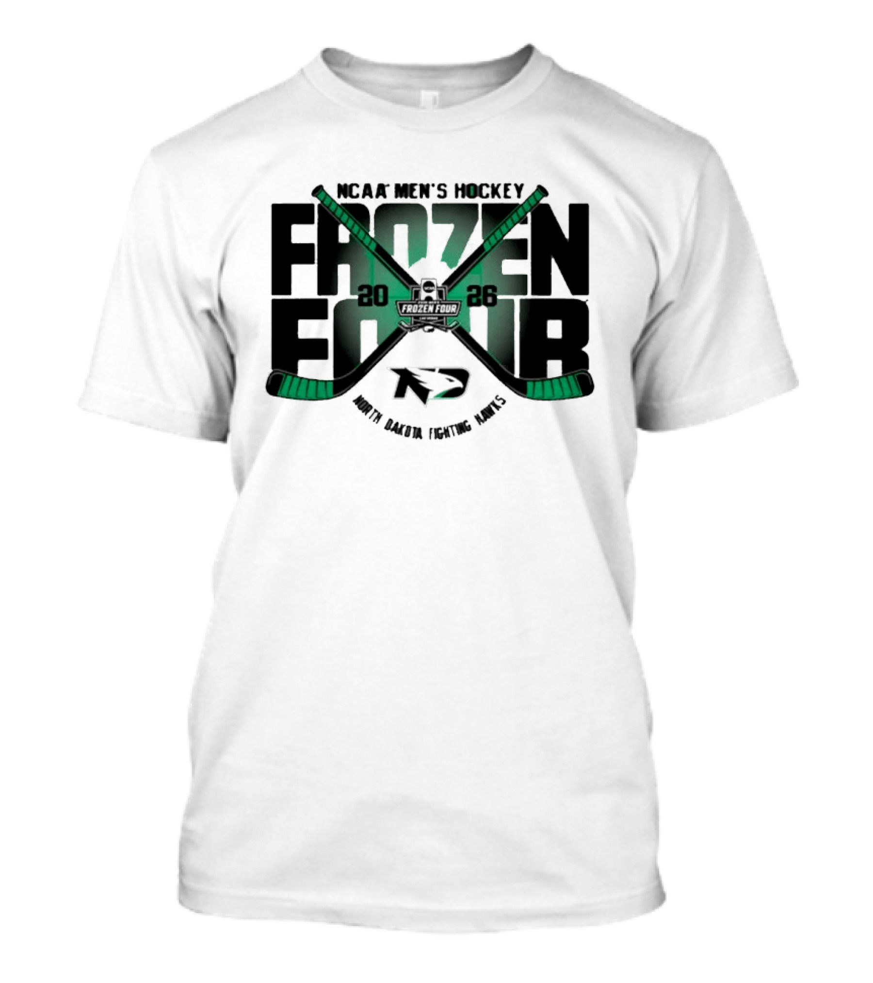 University Of North Dakota Men's Hockey 2026 Frozen Four ND Pride Sioux Team Spirit T-Shirt