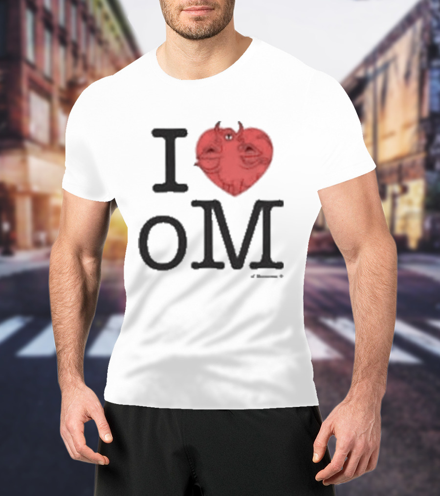 Polyvinyl Records Of Montreal I Love Om Heart Tomato Face T-Shirt