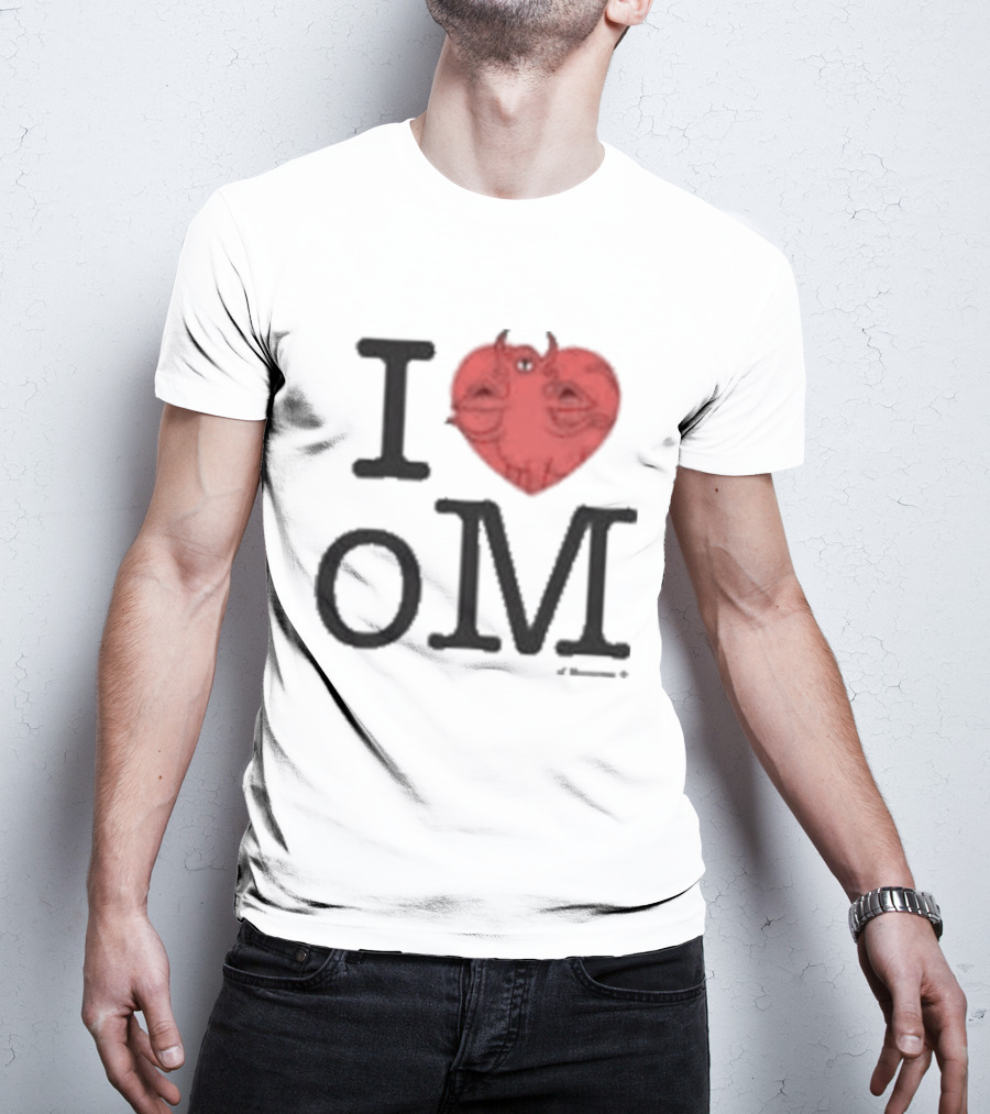 Polyvinyl Records Of Montreal I Love Om Heart Tomato Face T-Shirt