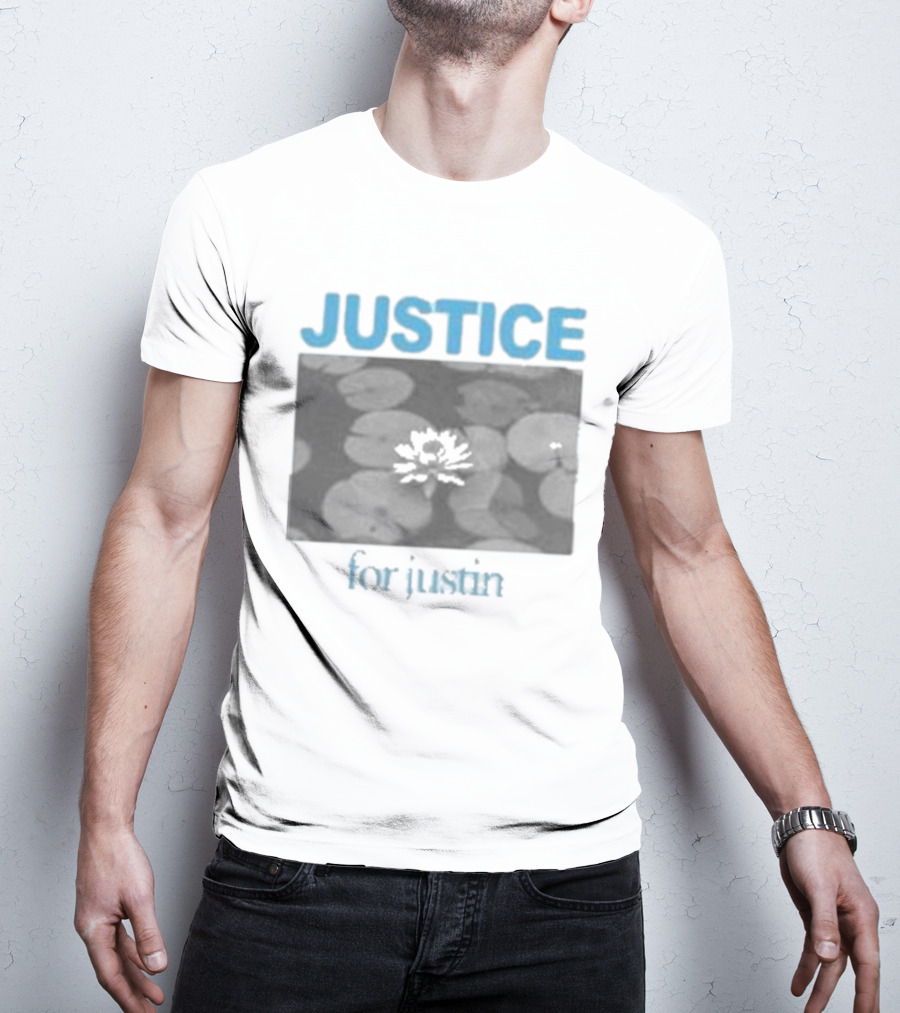 Justice Zack Peter Lotus Water Lily T-Shirt
