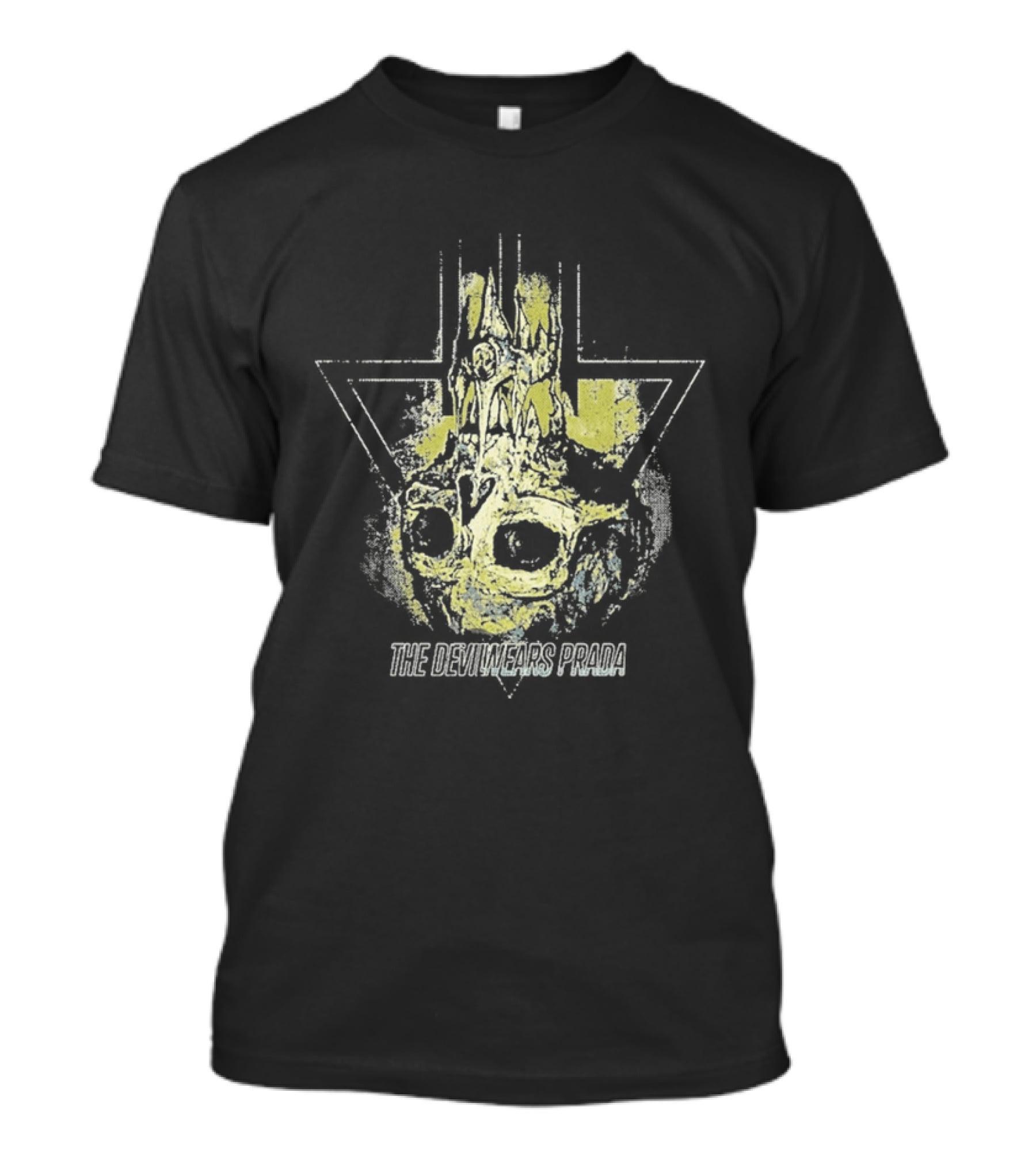 The Devil Wears Prada Dead Throne Skull Flame T-Shirt