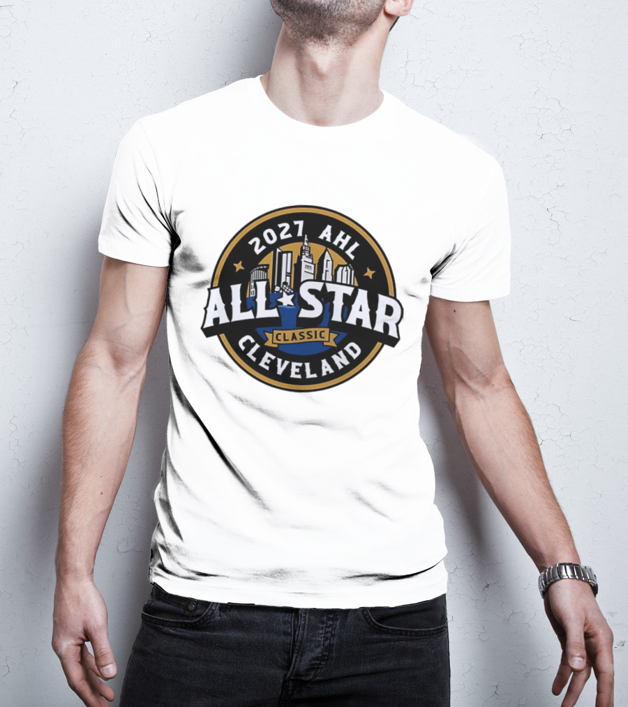 2027 AHL All Star Classic Cleveland Skyline Event T-Shirt