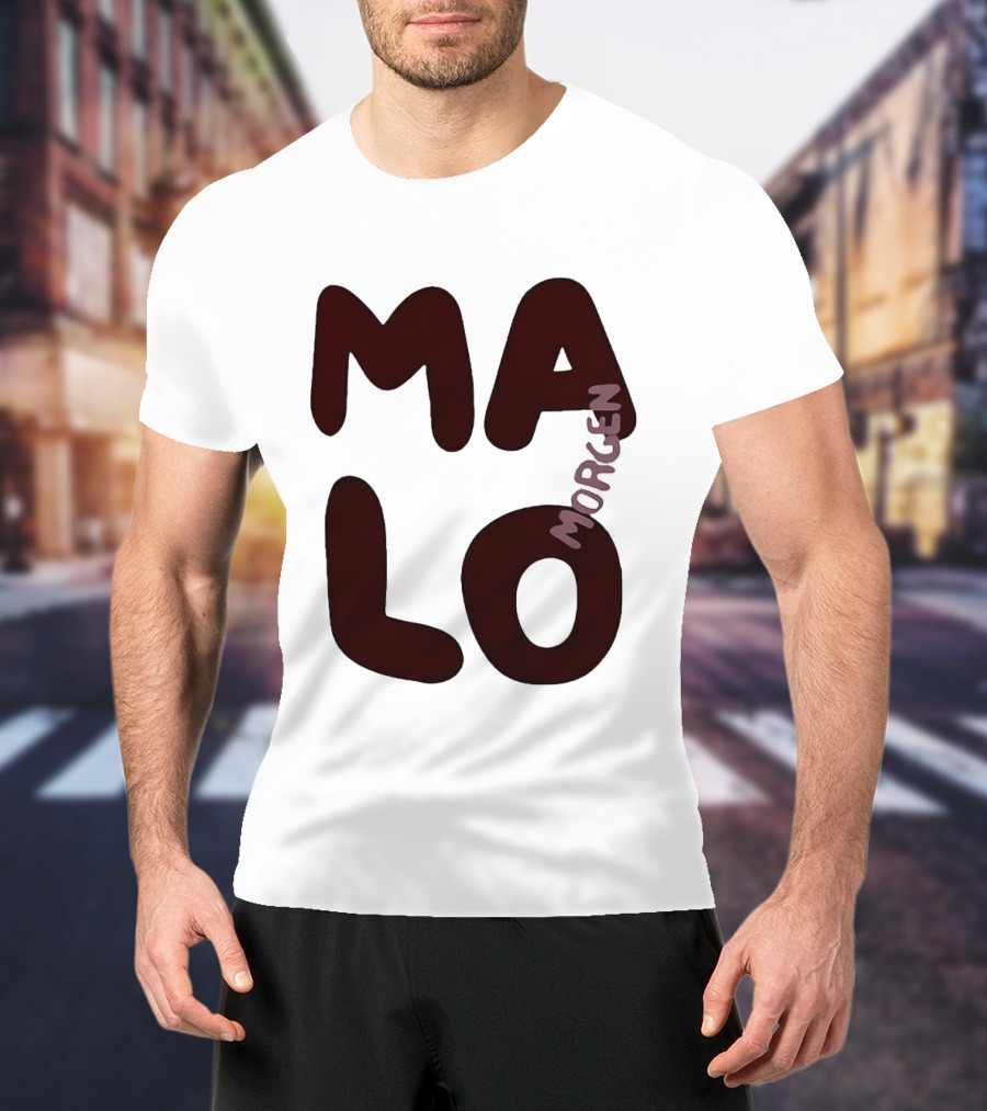 Malo Morgen Balkan Textual T-Shirt