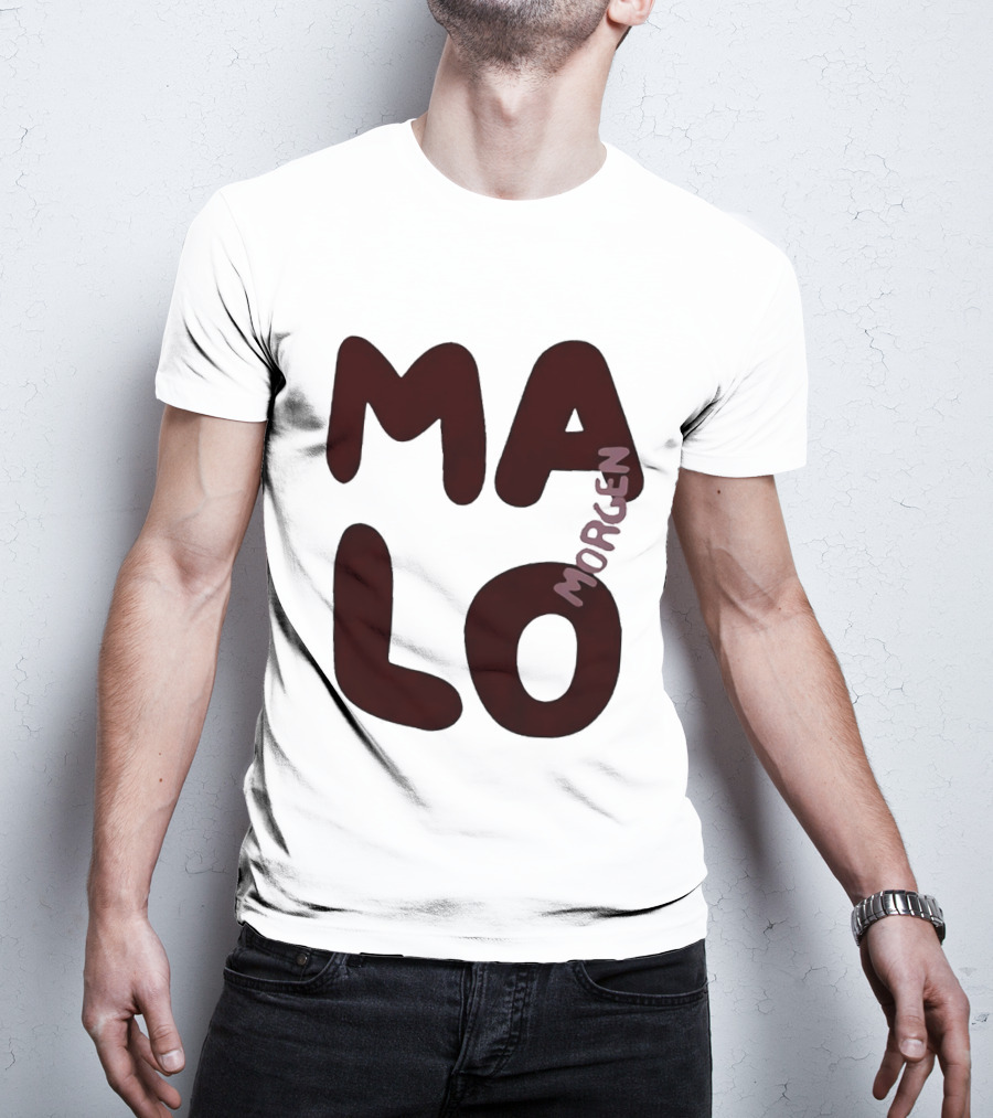 Malo Morgen Balkan Textual T-Shirt