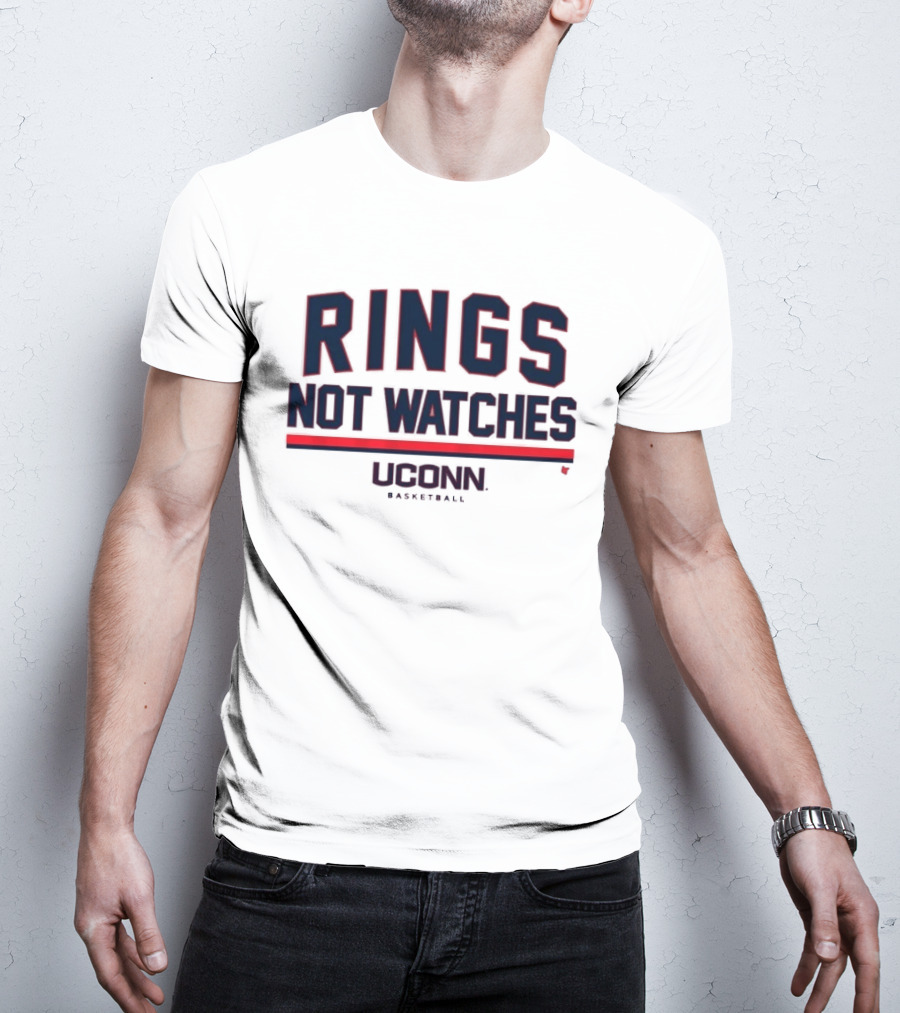 UConn Basketball Rings Not Es T-Shirt