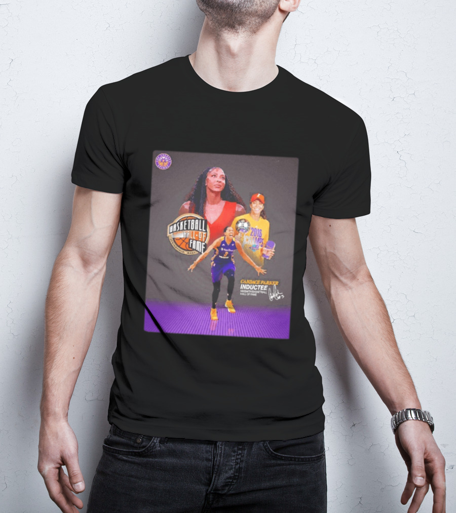 Candace Parker Basketball Hall Of Fame Inductee 2016 Champion Sparks T-Shirt