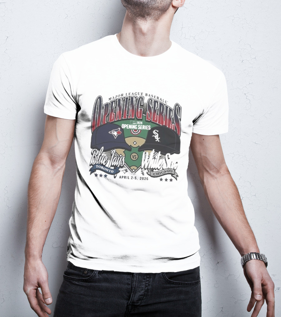 Major League Baseball Opening Series Blue Jays Vs White Sox April 2 5 2026 T-Shirt