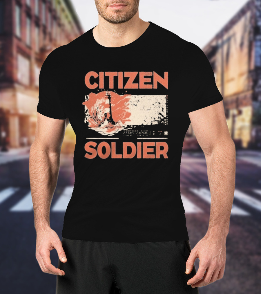 Citizen Soldier Save Your Story Torn Paper Distressed T-Shirt