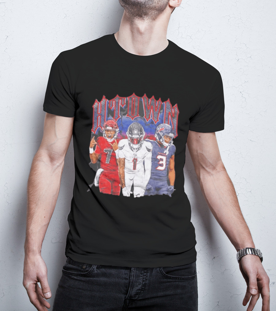 CJ Stroud Tank Dell Kamari Lassiter Houston Texans H TOWN 713 T-Shirt