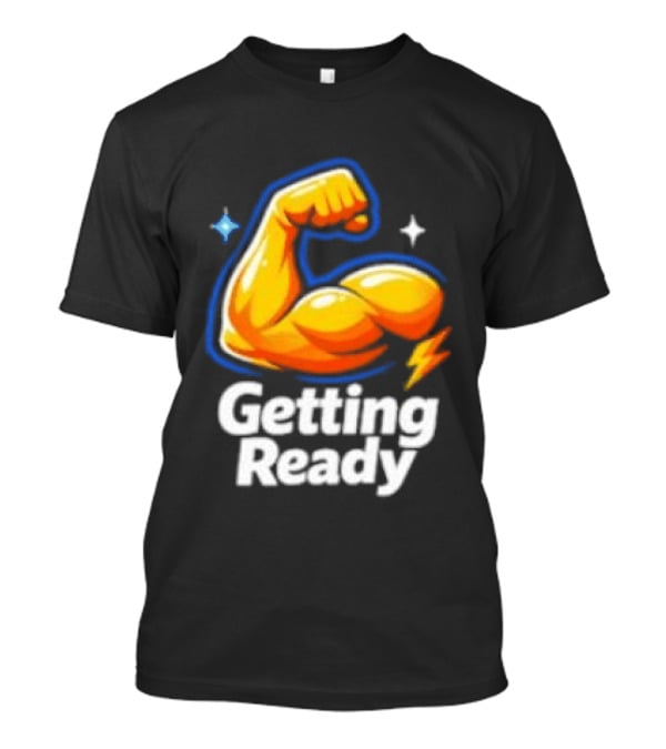 Cristiano Ronaldo Getting Ready Strong Arm Emoji T-Shirt