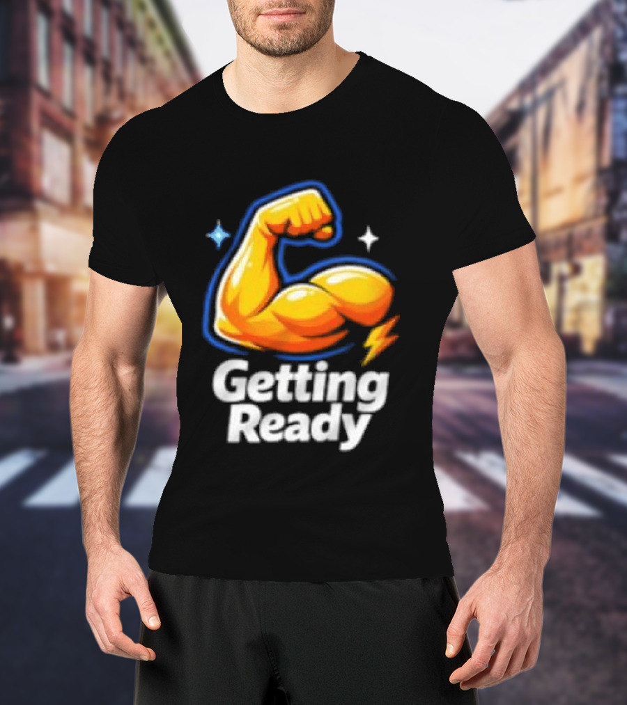 Cristiano Ronaldo Getting Ready Strong Arm Emoji T-Shirt